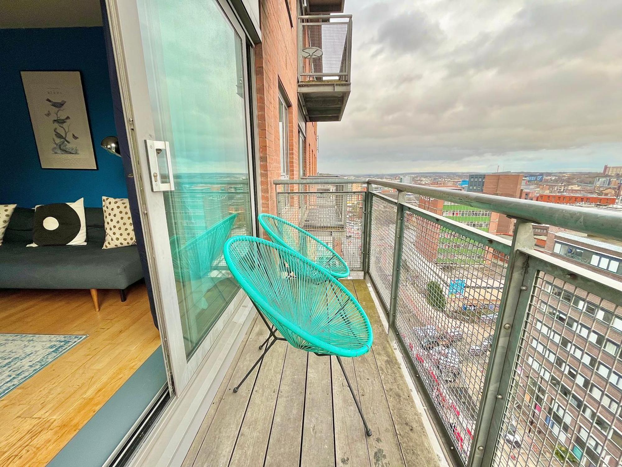 שפילד Skyview Apartment By Noknokstay - City Centre With Parking - Group, Family, Business מראה חיצוני תמונה