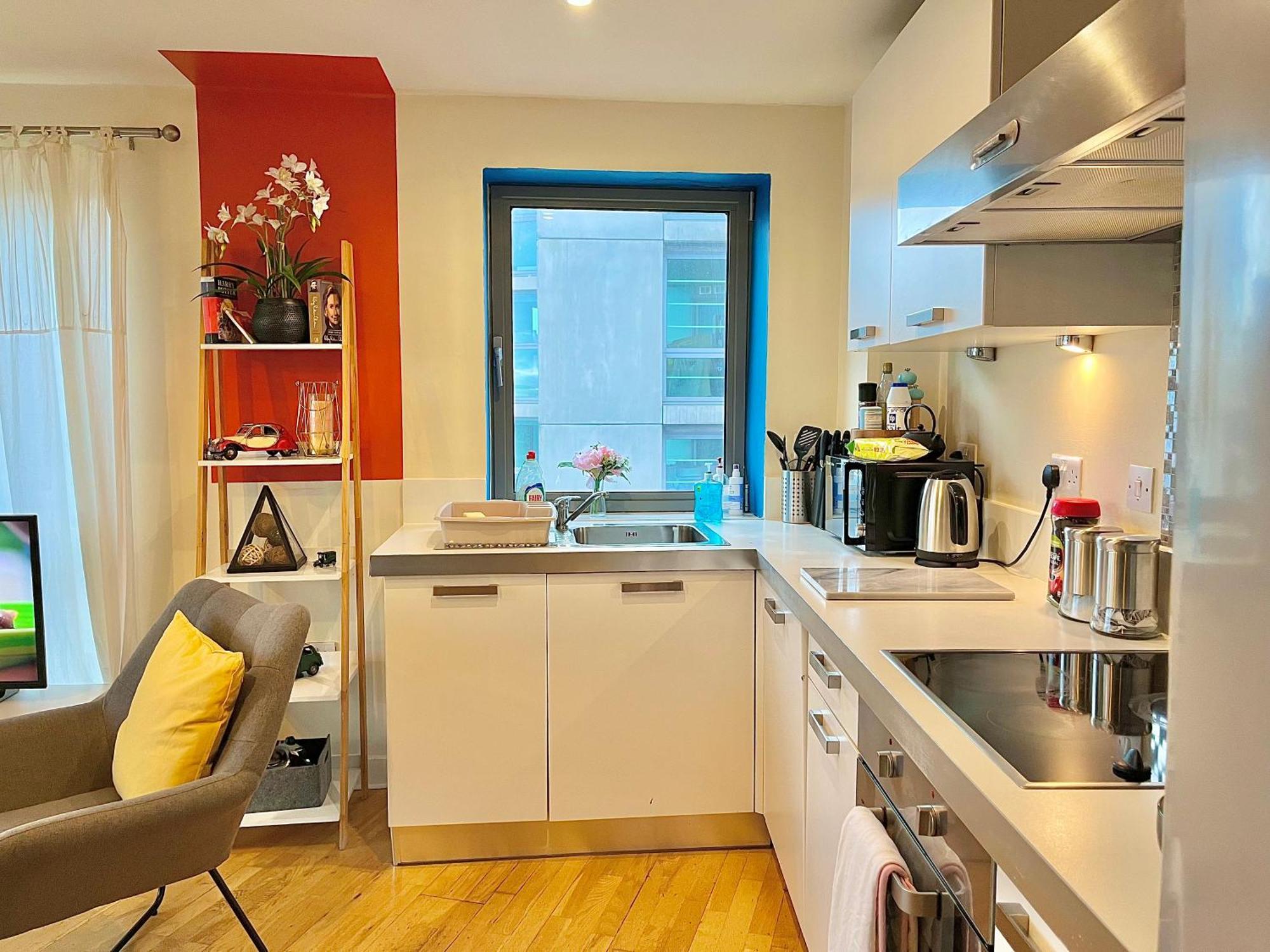 שפילד Skyview Apartment By Noknokstay - City Centre With Parking - Group, Family, Business מראה חיצוני תמונה