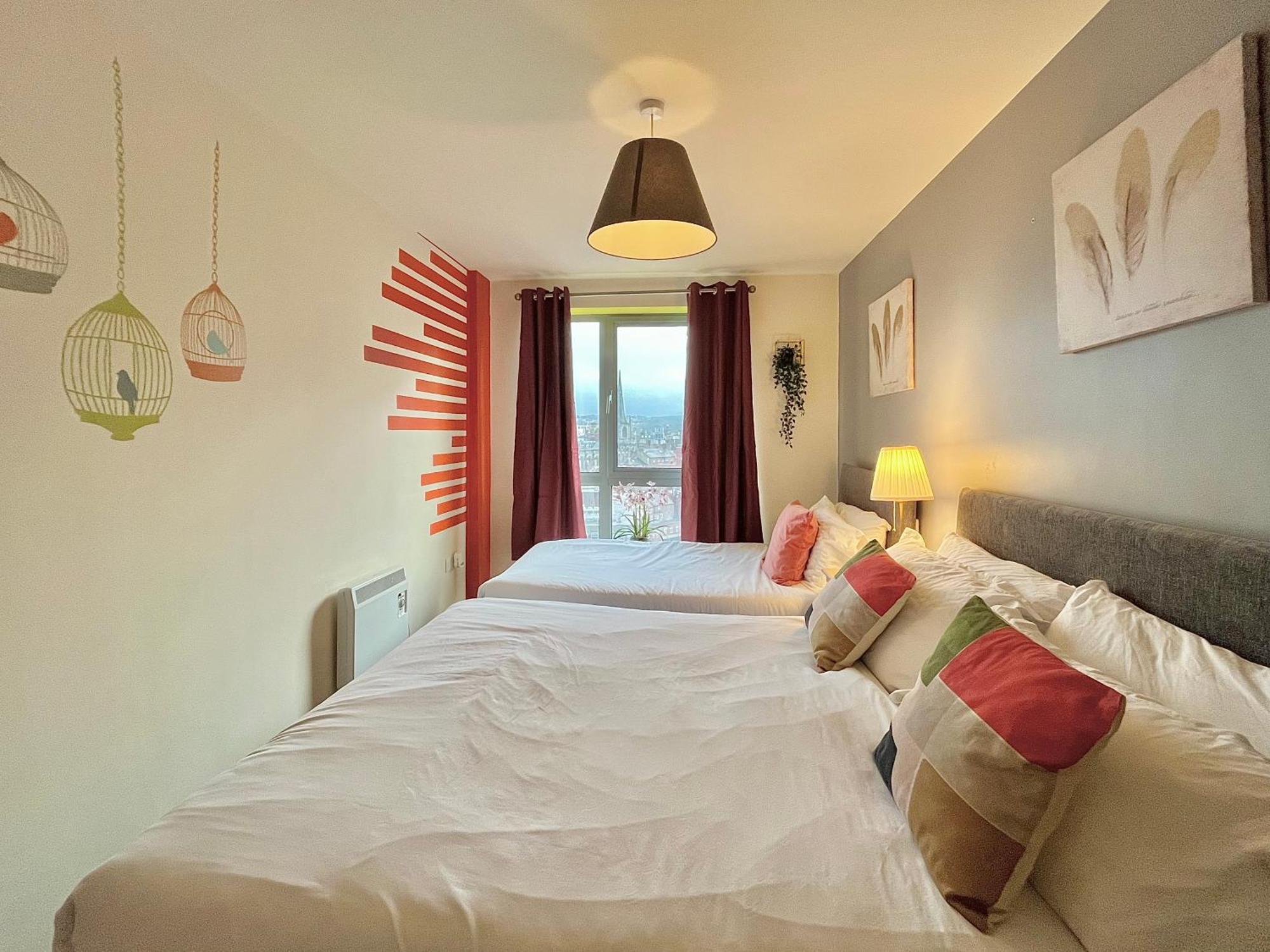 שפילד Skyview Apartment By Noknokstay - City Centre With Parking - Group, Family, Business מראה חיצוני תמונה