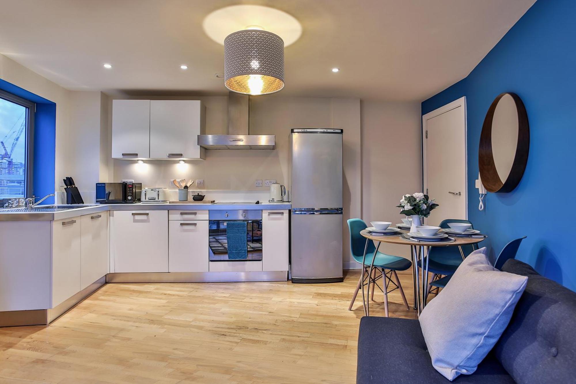 שפילד Skyview Apartment By Noknokstay - City Centre With Parking - Group, Family, Business מראה חיצוני תמונה